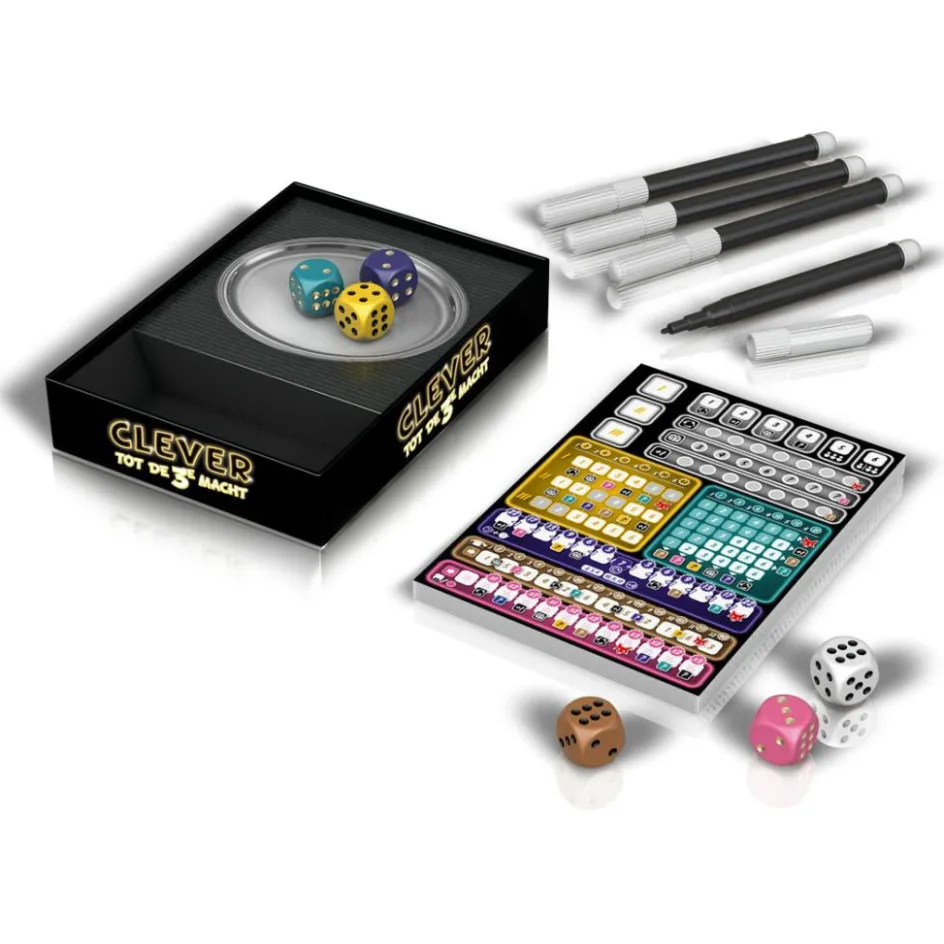 New 999 Games Clever tot de 3e macht dobbelspel