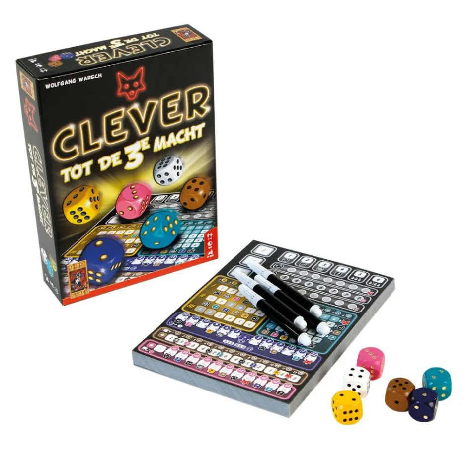 New 999 Games Clever tot de 3e macht dobbelspel