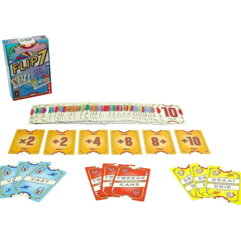 Online 999 Games Flip 7 kaartspel