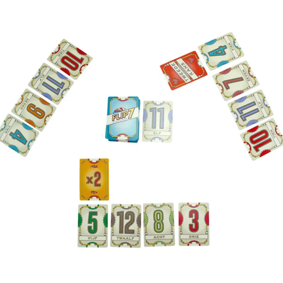 Online 999 Games Flip 7 kaartspel