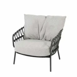 4 Seasons Outdoor  Calpi loungestoel anthracite zwart