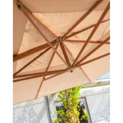 Online 4 Seasons Outdoor  Hacienda parasol 300 x 400 cm zand