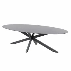 4 Seasons Outdoor Privada Tuintafel Ellipse 240 x 107 anthracite
