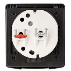 Online ABL 12V en TV wanduitvoerdoos zwart