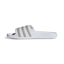 Clearance adidas Adilette Aqua slippers cloud white platinum metallic