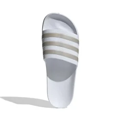 Clearance adidas Adilette Aqua slippers cloud white platinum metallic