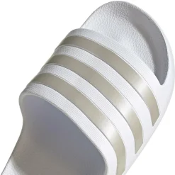 Clearance adidas Adilette Aqua slippers cloud white platinum metallic