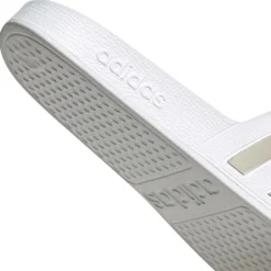 Clearance adidas Adilette Aqua slippers cloud white platinum metallic