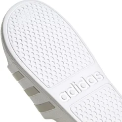 Clearance adidas Adilette Aqua slippers cloud white platinum metallic