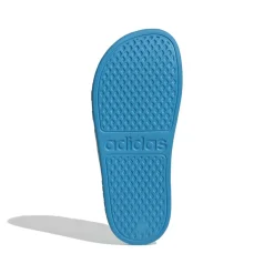 New adidas Adilette Aqua slippers junior solar blue cloud white