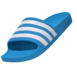 New adidas Adilette Aqua slippers junior solar blue cloud white