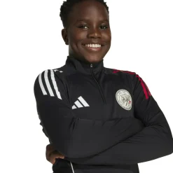 Outlet adidas Ajax Tiro 25 trainingsshirt junior black white bold red