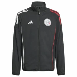 adidas Ajax Tiro 25 trainingsjack junior black white bold red