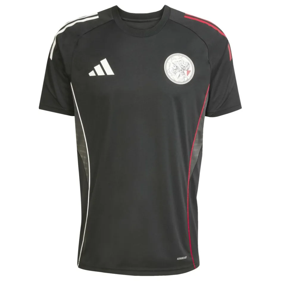 adidas Ajax Tiro 25 voetbalshirt heren black white bold red