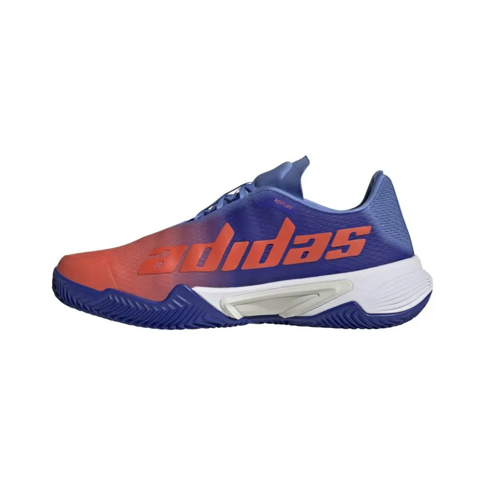 adidas Barricade tennisschoenen heren lucid blue solar red blue fusion