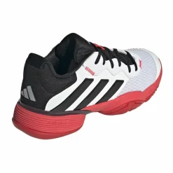 Clearance adidas Barricade tennisschoenen junior cloud white core black lucid red