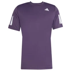 New adidas Club Climacool 3-Stripes tennisshirt heren  burgundy