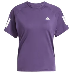 adidas Club 3-Stripes Climacool tennisshirt dames  burgundy