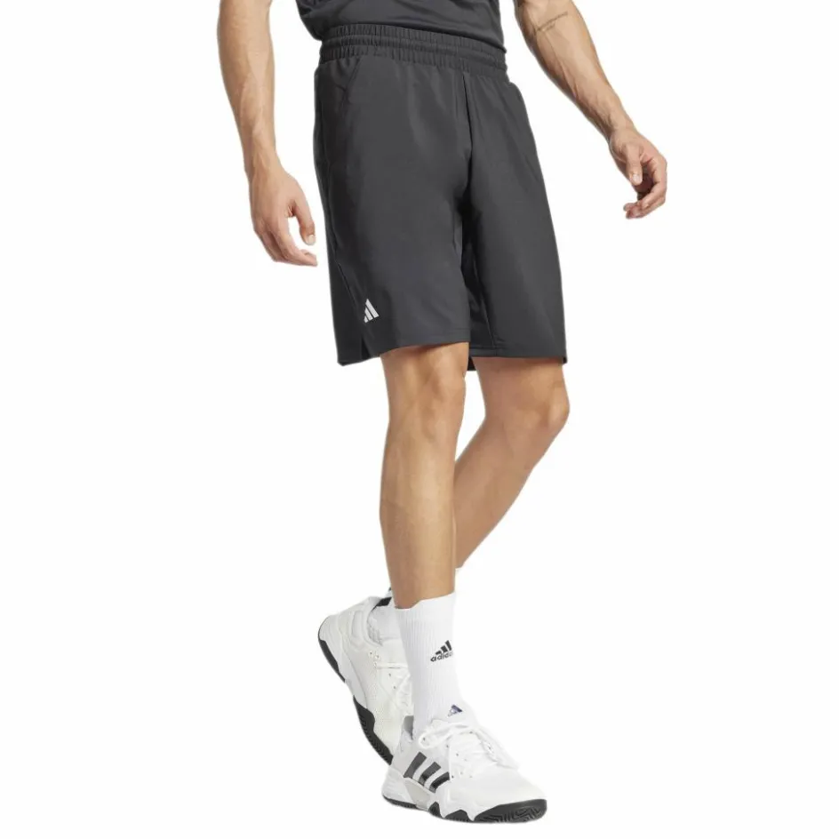 New adidas Club 3-stripes tennisshort heren black