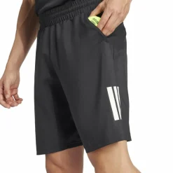 New adidas Club 3-stripes tennisshort heren black