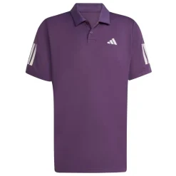 adidas Club 3-Stripes tennispolo heren aurora plum