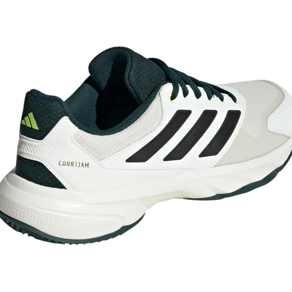 Clearance adidas CourtJam Control 3 tennisschoenen heren offwhite