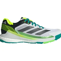 Outlet adidas Crazyquick Boost padelschoenen heren cloud white core black lime burst
