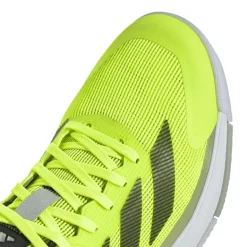 Discount adidas Crazyquick padelschoenen heren lucid lemon core black silver metallic