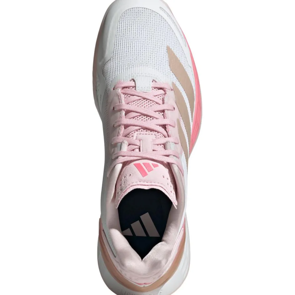 adidas Defiant Speed 2 padelschoenen dames white pink