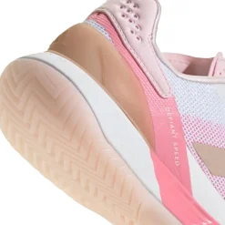 adidas Defiant Speed 2 padelschoenen dames white pink