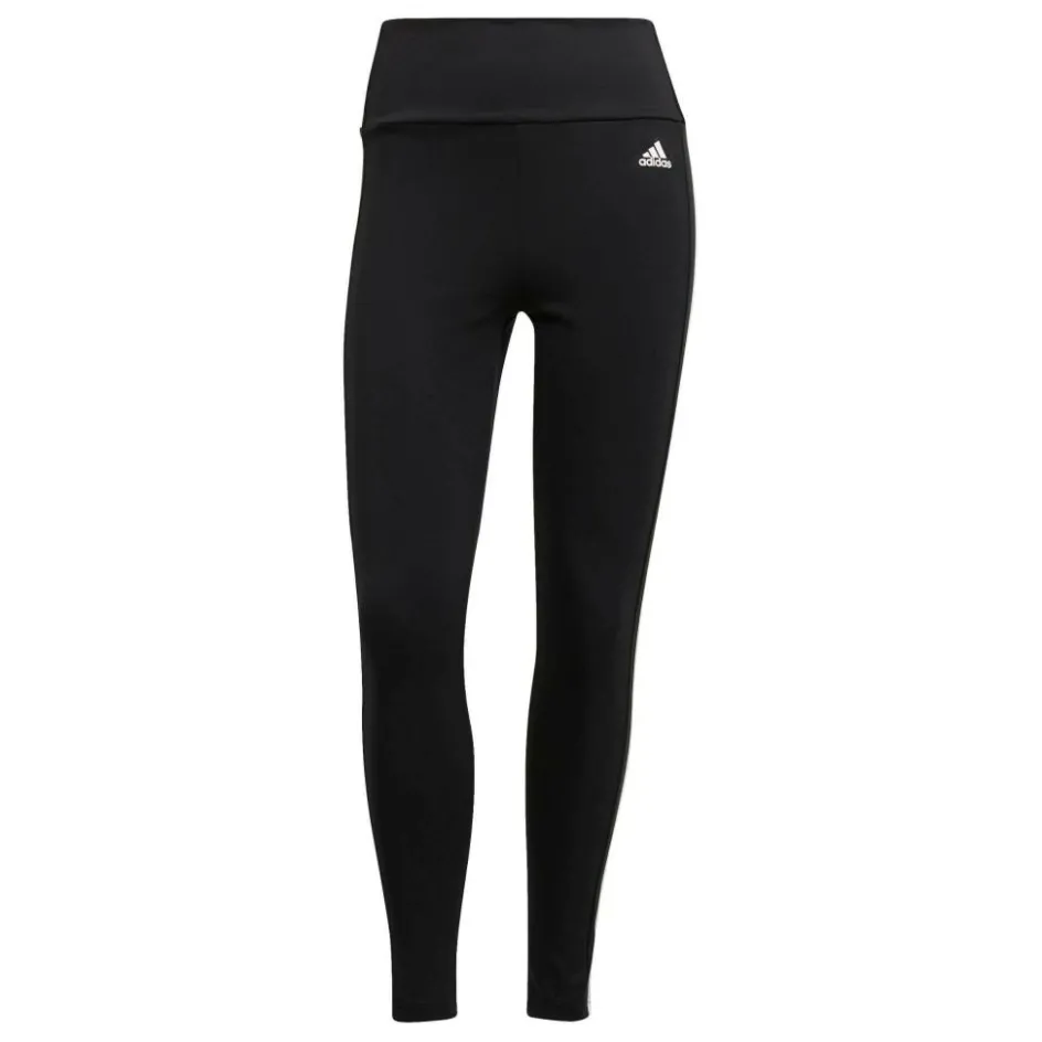 adidas Designed To Move 3-Stripes sportlegging dames black white
