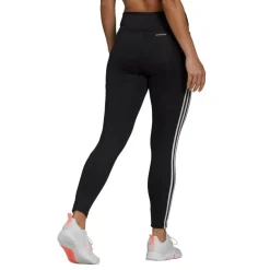 adidas Designed To Move 3-Stripes sportlegging dames black white