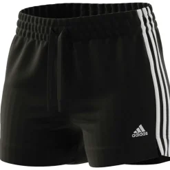 adidas Essential Slim 3-Stripes short dames black white