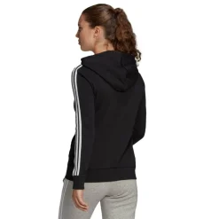Discount adidas Essentials French Terry 3-Stripes trainingsjack dames black