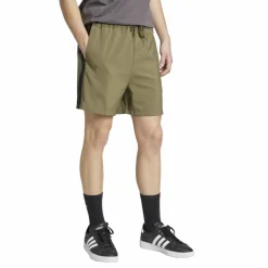 Hot adidas Essentials 3-stripes Chelsea short heren olive strata black