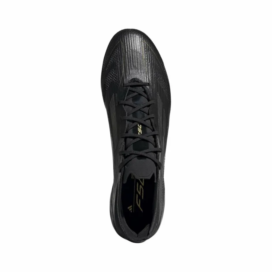 adidas F50 Elite FG voetbalschoenen heren core black iron metallic gold metallic