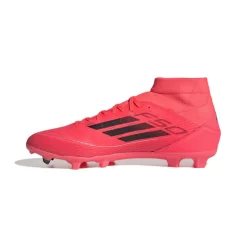 New adidas F50 League Mid-cut FG MG voetbalschoenen turbo aurora black platinum metallic