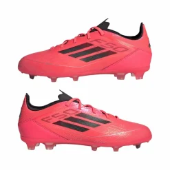 Outlet adidas F50 Pro FG voetbalschoenen junior turbo aurora black platinum metallic
