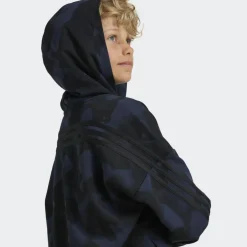 Sale adidas Future Icons Camo Printed hoodie junior legend ink black