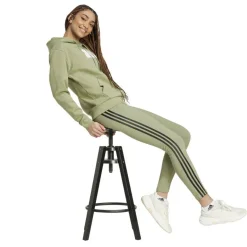 Discount adidas Future Icons 3-Stripes legging dames tent green