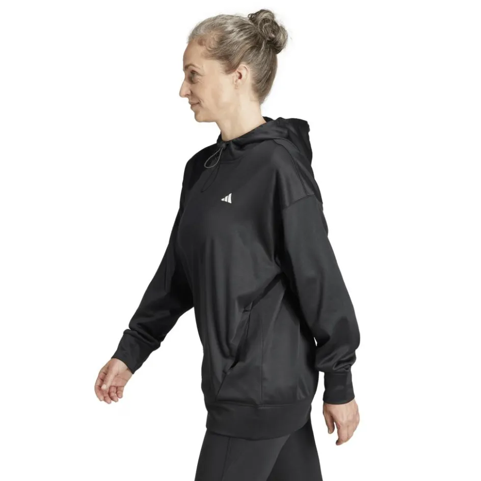 adidas Game and Go hoodie dames black white