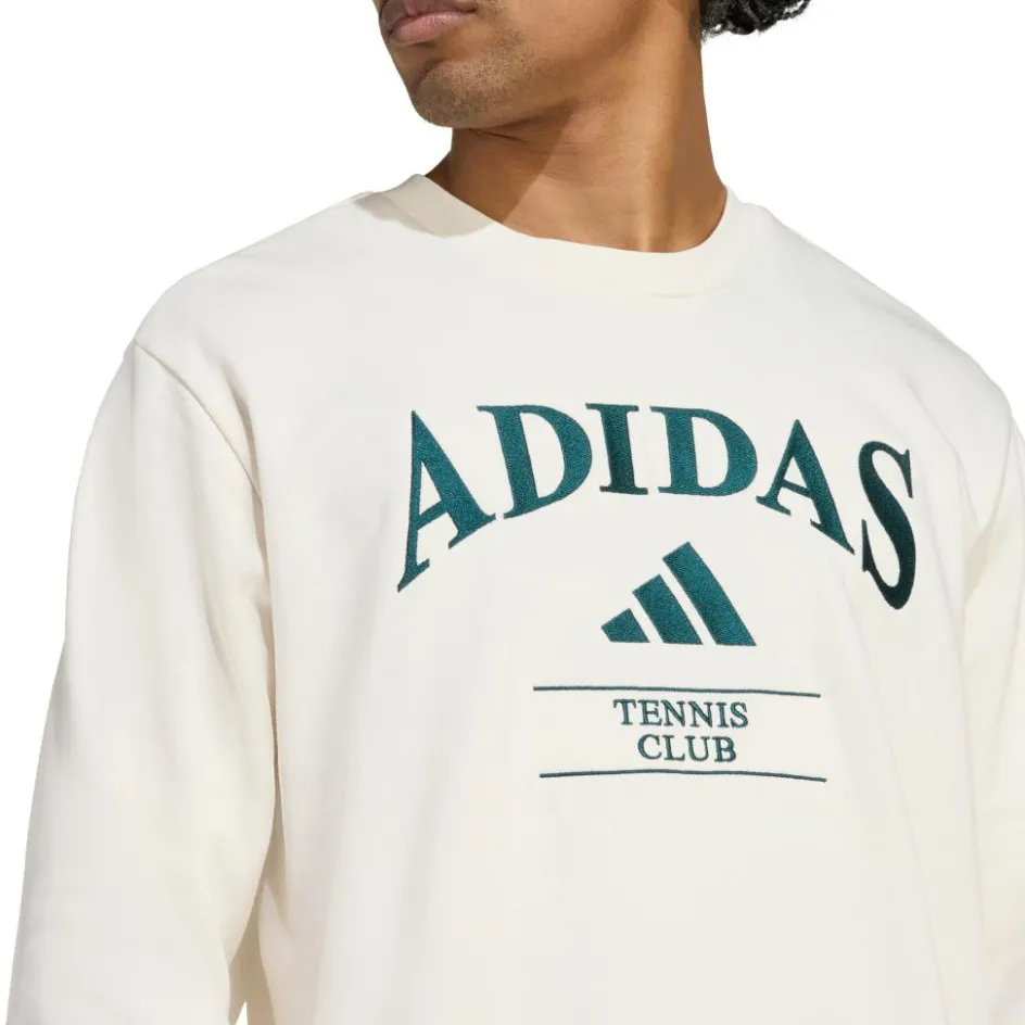 Hot adidas Heritage Graphic tennistrui heren chalk white aurora ivy