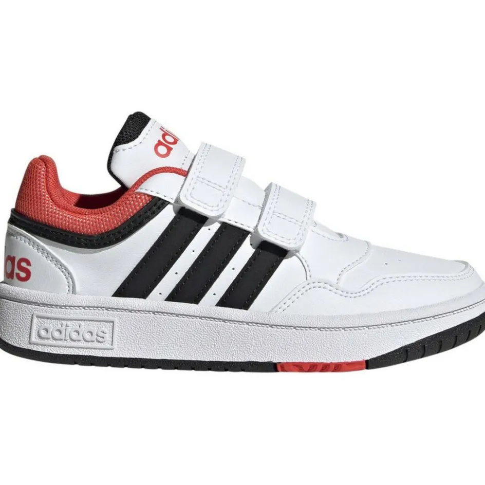 adidas Hoops 3.0 CF C schoenen junior cloud white core black bright red
