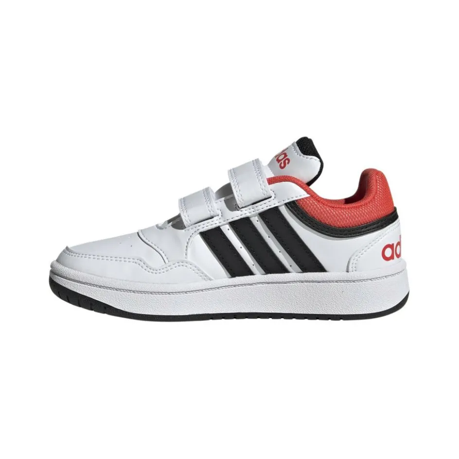 adidas Hoops 3.0 CF C schoenen junior cloud white core black bright red