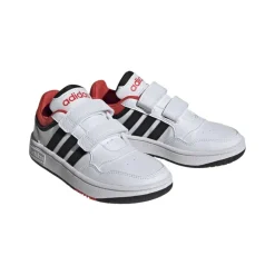 adidas Hoops 3.0 CF C schoenen junior cloud white core black bright red