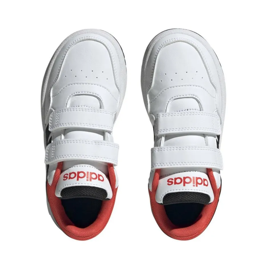 adidas Hoops 3.0 CF C schoenen junior cloud white core black bright red