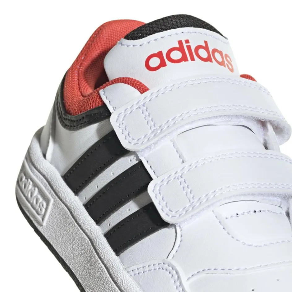 adidas Hoops 3.0 CF C schoenen junior cloud white core black bright red
