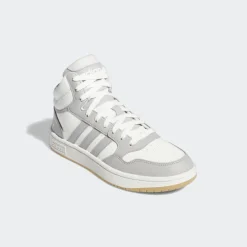 Discount adidas Hoops 3.0 schoenen dames cloud white grey two gum