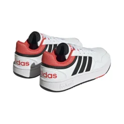 adidas Hoops 3.0 schoenen junior cloud white core black bright red