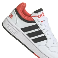 adidas Hoops 3.0 schoenen junior cloud white core black bright red